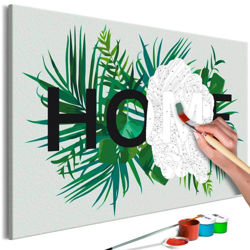 Rahmen ycsmyxgs DIY Digital Malen nach Zahlen Bild Malen nach Zahlen Kits für Erwachsene Auf Leinwand Wandkunst Wohnkultur 40x50cm